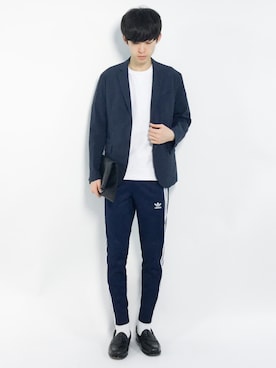 Morikawa Yoshinoriさん（メンズ・176cm）の春コーディネート