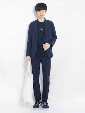 Morikawa Yoshinoriさん（メンズ・176cm）の春コーディネート