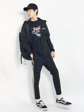 Morikawa Yoshinoriさん（メンズ・176cm）の春コーディネート