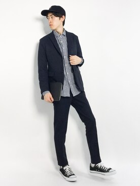 Morikawa Yoshinoriさん(メンズ・176cm)の春コーディネート