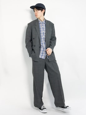 Morikawa Yoshinoriさん(メンズ・176cm)の春コーディネート