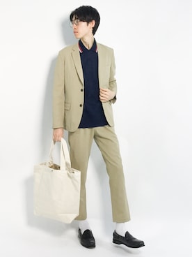 Morikawa Yoshinoriさん(メンズ・176cm)の春コーディネート