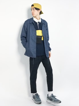 Morikawa Yoshinoriさん（メンズ・176cm）の春コーディネート