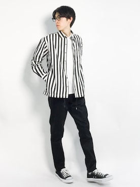 Morikawa Yoshinoriさん(メンズ・176cm)の春コーディネート