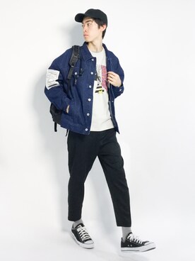 Morikawa Yoshinoriさん(メンズ・176cm)の春コーディネート