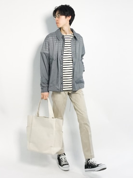 Morikawa Yoshinoriさん(メンズ・176cm)の春コーディネート