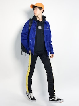 Morikawa Yoshinoriさん（メンズ・176cm）の春コーディネート