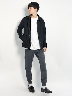 Morikawa Yoshinoriさん（メンズ・176cm）の春コーディネート