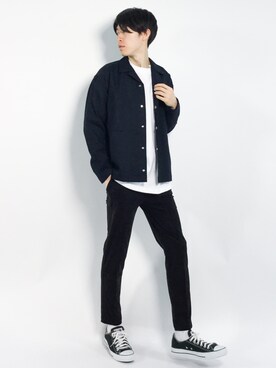 Morikawa Yoshinoriさん（メンズ・176cm）の春コーディネート