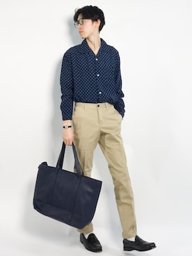 Morikawa Yoshinoriさん（メンズ・176cm）の春コーディネート