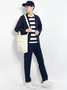 Morikawa Yoshinoriさん（メンズ・176cm）の春コーディネート