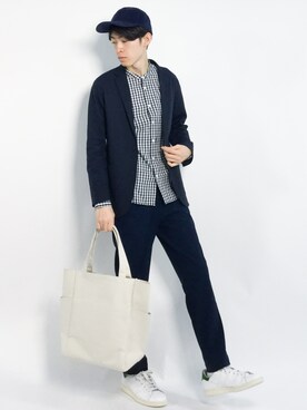 Morikawa Yoshinoriさん（メンズ・176cm）の春コーディネート