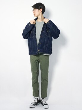 Morikawa Yoshinoriさん（メンズ・176cm）の春コーディネート