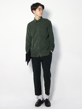 「Red Fleece（レッドフリース）のアイテム」を使った、Morikawa Yoshinoriさん（メンズ・176cm）の春コーディネート