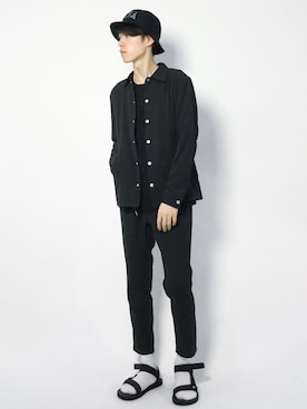 「NAVAL（ナバル）のアイテム（ジャケット/アウター）」を使った、Morikawa Yoshinoriさん（メンズ・176cm）の春コーディネート