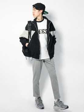 Morikawa Yoshinoriさん（メンズ・176cm）の春コーディネート