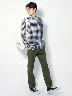 Morikawa Yoshinoriさん(メンズ・176cm)の春コーディネート