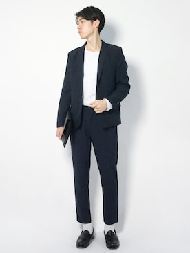 Morikawa Yoshinoriさん（メンズ・176cm）の春コーディネート