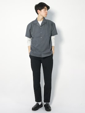 Morikawa Yoshinoriさん(メンズ・176cm)の春コーディネート