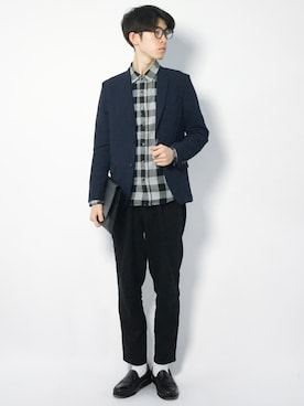 Morikawa Yoshinoriさん(メンズ・176cm)の春コーディネート