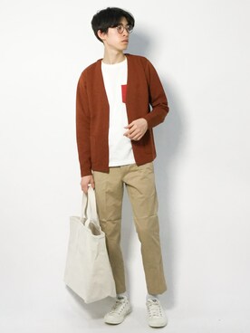 Morikawa Yoshinoriさん（メンズ・176cm）の春コーディネート