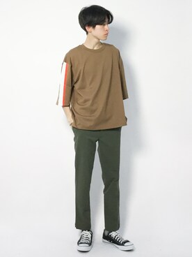 Morikawa Yoshinoriさん（メンズ・176cm）の春コーディネート