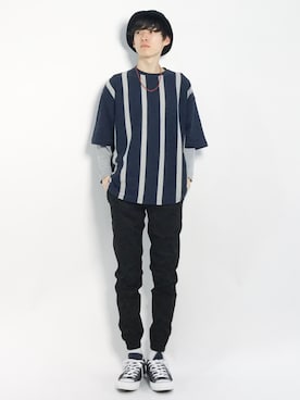 Morikawa Yoshinoriさん(メンズ・176cm)の春コーディネート