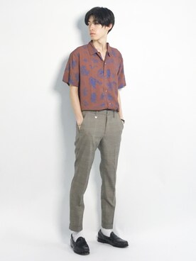 Morikawa Yoshinoriさん（メンズ・176cm）の春コーディネート