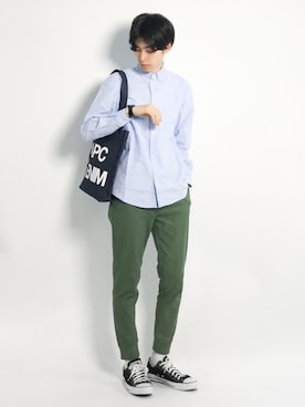 Morikawa Yoshinoriさん（メンズ・176cm）の春コーディネート