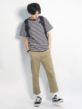 Morikawa Yoshinoriさん（メンズ・176cm）の春コーディネート