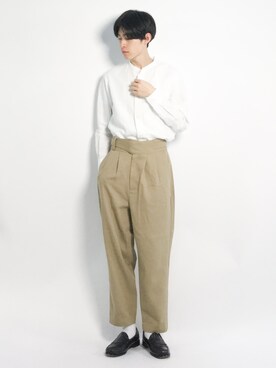 Morikawa Yoshinoriさん（メンズ・176cm）の春コーディネート