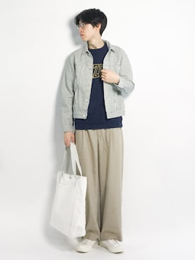 Morikawa Yoshinoriさん（メンズ・176cm）の春コーディネート