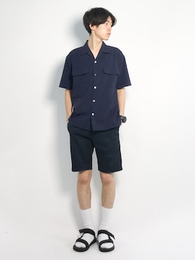 Morikawa Yoshinoriさん（メンズ・176cm）の春コーディネート