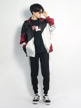 「CASPER JOHN AIVER（キャスパージョンアイバー）のアイテム（その他アウター）」を使った、Morikawa Yoshinoriさん（メンズ・176cm）の春コーディネート