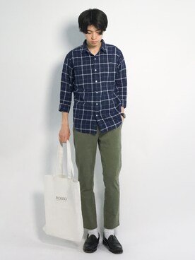 Morikawa Yoshinoriさん（メンズ・176cm）の春コーディネート