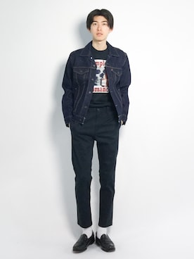 Morikawa Yoshinoriさん（メンズ・176cm）の春コーディネート