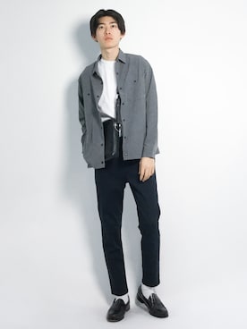 Morikawa Yoshinoriさん（メンズ・176cm）の春コーディネート