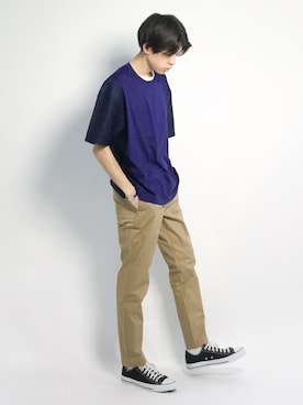 Morikawa Yoshinoriさん(メンズ・176cm)の春コーディネート