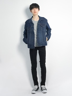 Morikawa Yoshinoriさん（メンズ・176cm）の春コーディネート