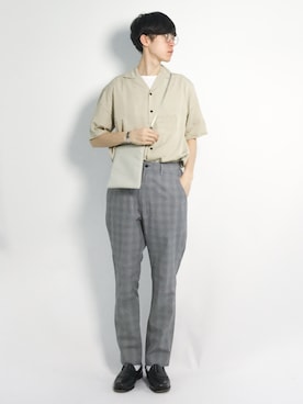 Morikawa Yoshinoriさん(メンズ・176cm)の春コーディネート