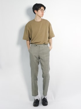 Morikawa Yoshinoriさん（メンズ・176cm）の春コーディネート