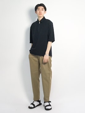 Morikawa Yoshinoriさん（メンズ・176cm）の春コーディネート