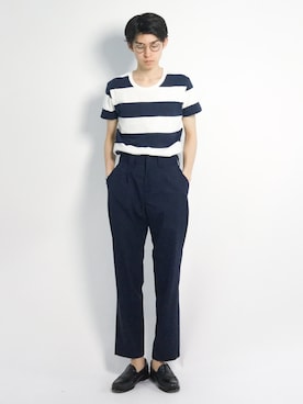 Morikawa Yoshinoriさん（メンズ・176cm）の春コーディネート