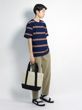 Morikawa Yoshinoriさん（メンズ・176cm）の春コーディネート