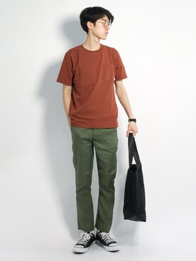 Morikawa Yoshinoriさん（メンズ・176cm）の春コーディネート