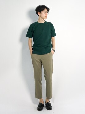 Morikawa Yoshinoriさん（メンズ・176cm）の春コーディネート