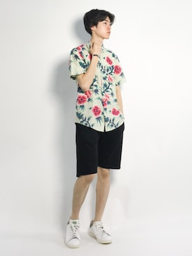 Morikawa Yoshinoriさん（メンズ・176cm）の春コーディネート