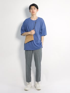 Morikawa Yoshinoriさん（メンズ・176cm）の春コーディネート