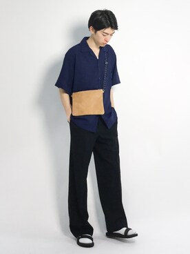 Morikawa Yoshinoriさん（メンズ・176cm）の春コーディネート