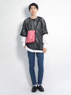 Morikawa Yoshinoriさん（メンズ・176cm）の春コーディネート